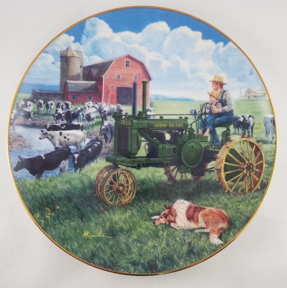 Days of Splendor Plate - Farmland Memories Collect